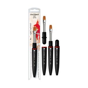 DA VINCI GO SPIN TRAVEL WATERCOLOUR BRUSH FLAT