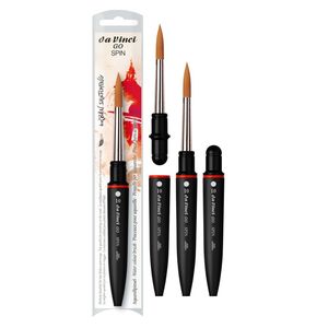 DA VINCI GO SPIN TRAVEL WATERCOLOUR BRUSH ROUND