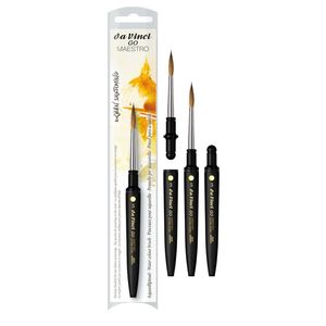 Watercolour Ink Gouache: DA VINCI GO MAESTRO TRAVEL WATERCOLOUR BRUSH ROUND