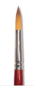 Round Shape: Pebeo Iris Yellow Polyamide Brush Round