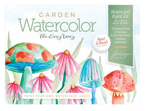 WATERCOLOR THE EASY WAY PAINT-YOUR-OWN WATERCOLOR CARDS: GARDEN
