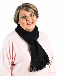 Black Plain Possum Merino Wool Scarf - NX102