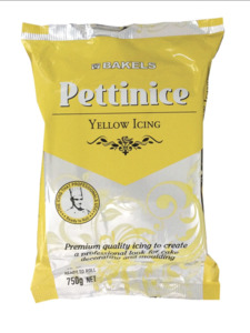 Fondants: Bakels Pettinice - Yellow - 750g