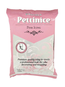 Fondants: Bakels Pettinice - Pink - 750g