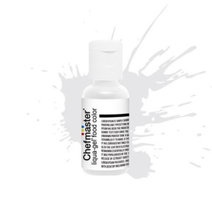 Decorating Supplies: Chefmaster Liqua-Gel Bright White