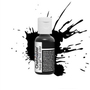 Decorating Supplies: Chefmaster Liqua-Gel Coal Black