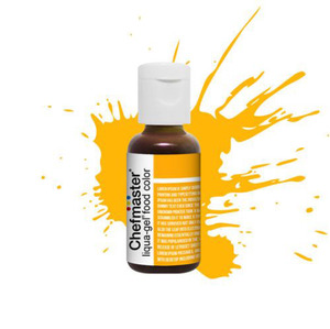 Decorating Supplies: Chefmaster Liqua-Gel Golden Yellow