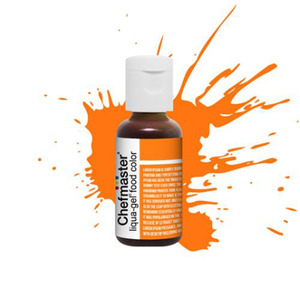 Decorating Supplies: Chefmaster Liqua-Gel Sunset Orange