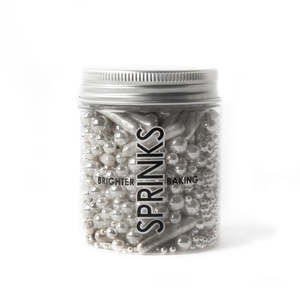Decorations: Sprinks - Bubble & Bounce Silver Sprinkles - 75g