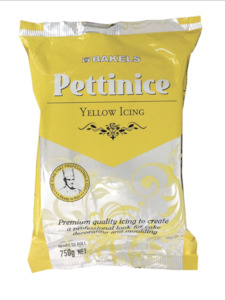 Fondants: Bakels Pettinice - Yellow - 750g