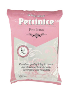 Fondants: Bakels Pettinice - Pink - 750g