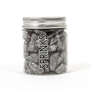Decorations: Sprinks - Silver Large Rock Sugar Sprinkles