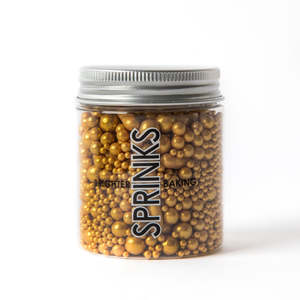 Decorations: Sprinks - Bubble & Bounce Gold Sprinkles - 75g