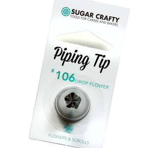 Decorating Equipment: Sugar Crafty Piping Tip #106 Drop Flower