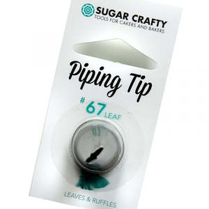 Decorating Equipment: Sugar Crafty Piping Tip #67 Leaf