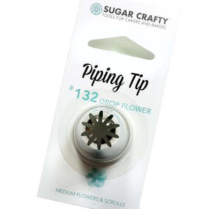 Decorating Equipment: Sugar Crafty Piping Tip #132 Drop Flower