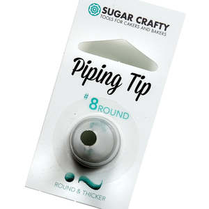 Decorating Equipment: Sugar Crafty Piping Tip #8 Round