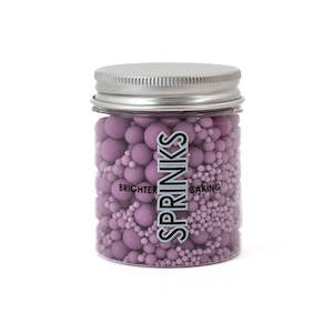 Decorations: Sprinks - Pastel Lilac Bubble Bubble Sprinkles - 65g
