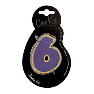 Cake Essentials: Coo Kie Number 6 Cookie Cutter