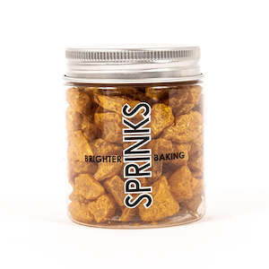 Sprinks - Gold Large Rock Sugar Sprinkles - 75g