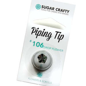 Sugar Crafty Piping Tip #106 Drop Flower