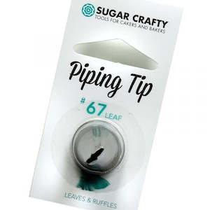 Decorating Equipment: Sugar Crafty Piping Tip #67 Leaf