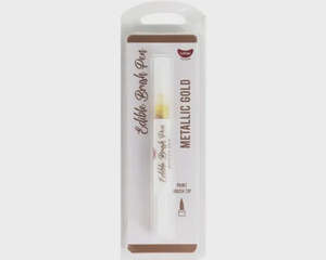 Metallic Edible Brush Pen Marker - Gold