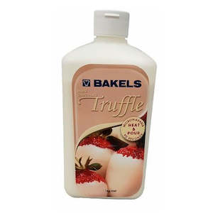 Ingredients: Bakels White Chocolate Truffle 1kg