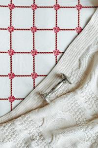 Nursery: Gorgi Knots and Rosebuds Cotton Print Cot Fitted Sheet