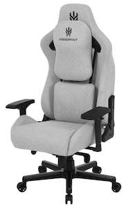 Gaming Chairs: Juggernaut F100 Fabric Gaming Chair - Light Grey/Black