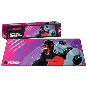 Gorilla Gaming Extended Mouse Pad - Neon Pink