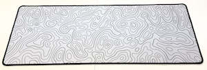 Playmax Topographic Extended Mousepad (White) (PC)