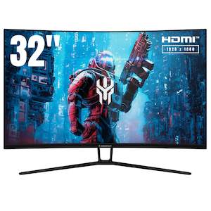 Gaming Monitors: Juggernaut 32" Full HD Curved 165Hz Gaming Monitor (1920 x 1080)