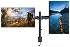 Gaming Monitors: Gorilla Arms Dual Monitor Mount for 13"-27" Displays