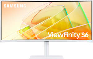 Gaming Monitors: 34" Samsung ViewFinity S6 S65TC 1440p 100Hz 5ms VRR HDR10 Curved Ultrawide Monitor