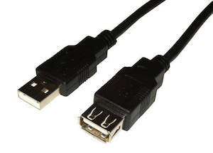Pc Parts: 8ware 2m USB 2.0 Extension Cable A-A M-F