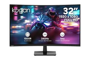 Kogan 32" Curved Full HD 240Hz 1ms FreeSync Gaming Monitor (1920 x 1080)