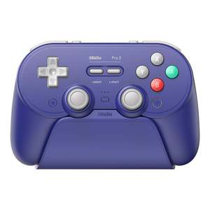 Nintendo Switch Accessories: 8BitDo Pro 3 Bluetooth Gamepad (Purple)