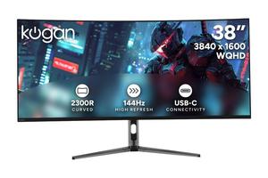 Kogan Infinity 38" Curved Ultrawide WQHD+ 144Hz 1ms FreeSync USB-C Gaming Monito&hellip;