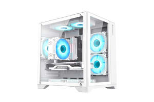 Pc Parts: GameMax Infinity Mini Gaming PC Case White