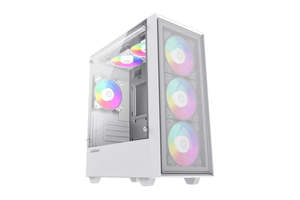 GameMax Eco Range Storm Compact Gaming PC Case White
