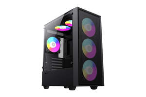 GameMax Eco Range Storm Compact Gaming PC Case Black