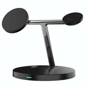 Wireless Chargers: 3 In 1 Magnetic Wireless Charger For Mobile Devices
