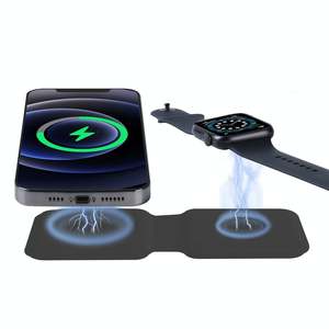 Foldable Dual Wireless Charger For Phones Iwatch Airpods