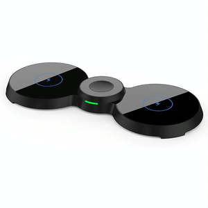 Wireless Chargers: 15W 3 In 1 Magnetic Wireless Charger For Phones Watch & Airpods