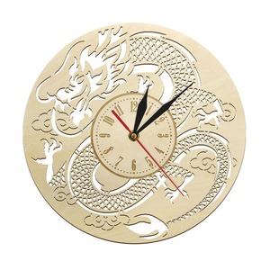 Wooden Wall Clocks: Dragon Wood Wall Clock