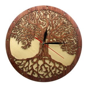 Wooden Wall Clocks: Tree of Life Wooden Wall Clock