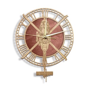 Wooden Wall Clocks: Hh-60j Jayhawk Rescue Helicopter Military Wall Clock