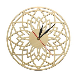 Laser Engraved Wooden Wall Clock
