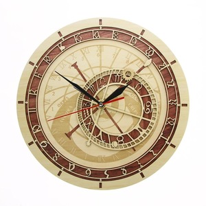 Wooden Wall Clocks: Prague Astronomical Wall Clock